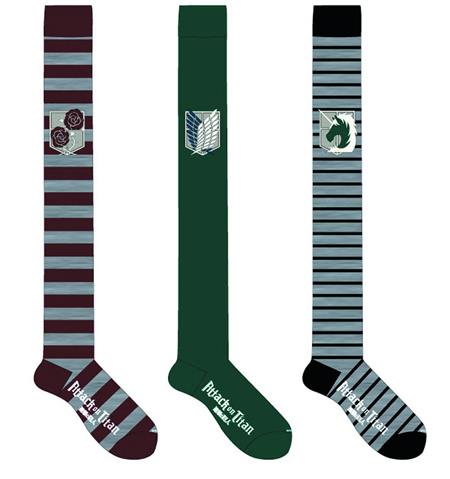 ATTACK ON TITAN SCOUT SYMBOL OVER THE KNEE SOCKS (C: 1-1-2)