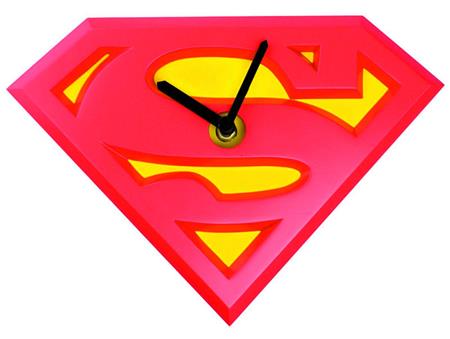 SUPERMAN LOGO WOBBLE CLOCK (C: 1-1-2)
