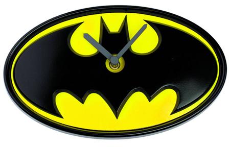 BATMAN LOGO WOBBLE CLOCK (C: 1-1-2)
