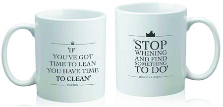 DOWNTON ABBEY LEAN & WHINING QUOTE MUG (C: 1-1-2)