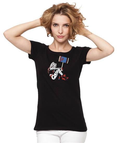 HARLEY QUINN HIT BY CONNER WOMENS T/S LG (C: 1-1-0)