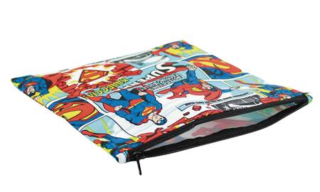 DC SUPERMAN LARGE REUSABLE SNACK BAG (C: 1-1-1)