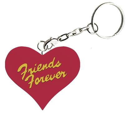 SUICIDE SQUAD FRIENDS FOREVER HEART KEYCHAIN (C: 1-1-2)