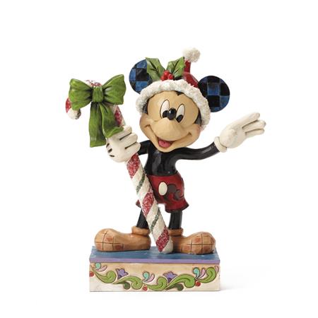 DISNEY TRADITIONS MICKEY WITH CANDY CANE FIG (C: 1-1-1)