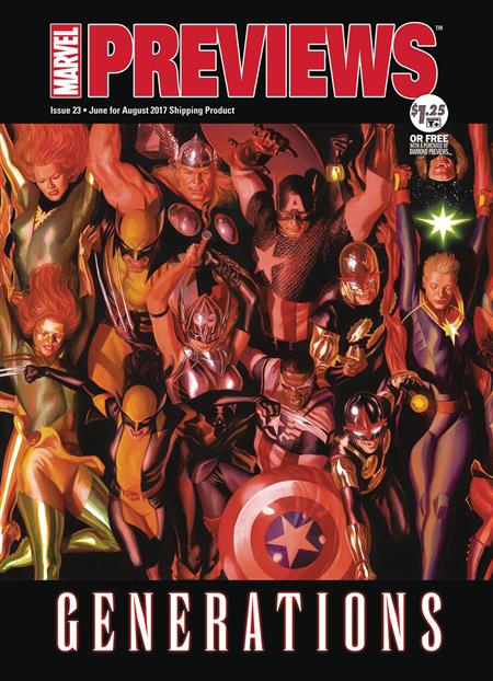 MARVEL PREVIEWS #25 AUGUST 2017 EXTRAS (Net)