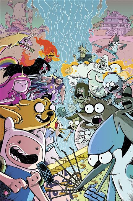 ADVENTURE TIME REGULAR SHOW #1 SUBSCRIPTION CORONA VAR (C: 1