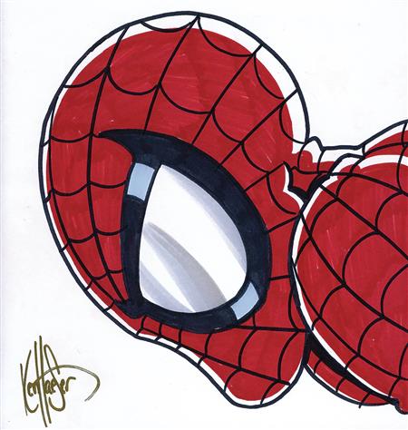 DF PETER PARKER SPECTACULAR SPIDER-MAN #1 HAESER SKETCH (C: