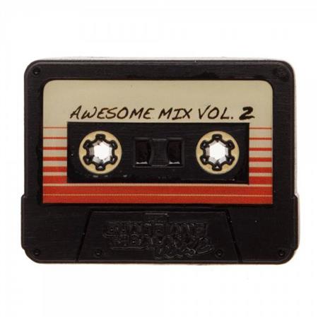 MARVEL GOTG AWESOME MIX TAPE CASSETTE LAPEL PIN (C: 1-1-2)