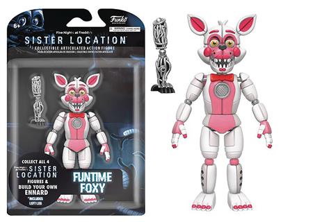 FIVE NIGHTS SISTER LOCATION FUNTIME FOXY 5IN ACTION FIGURE (