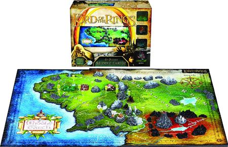4D CITYSCAPE LORD OF THE RINGS MIDDLE EARTH PUZZLE (C: 0-1-2