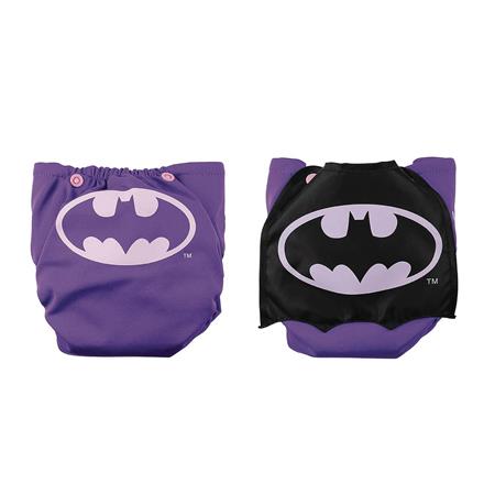 DC BATGIRL SNAP-IN-ONE CLOTH DIAPER WITH CAPE (C: 1-0-2)