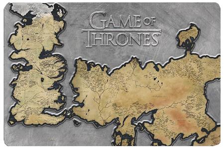 GAME OF THRONES WESTEROS MAP METAL WALL DECOR (C: 1-1-2)