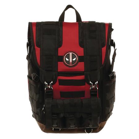 MARVEL DEADPOOL SUIT-UP TACTICAL ROLL TOP BACKPACK (C: 1-1-2