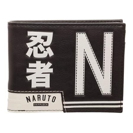 NARUTO SHIPPUDEN NINJA ACADEMY BLACK BI-FOLD WALLET (C: 1-1-