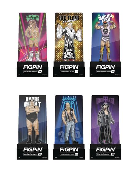 FIGPIN WWE LEGENDS FIGURE PIN 6PC ASST (C: 1-1-2)