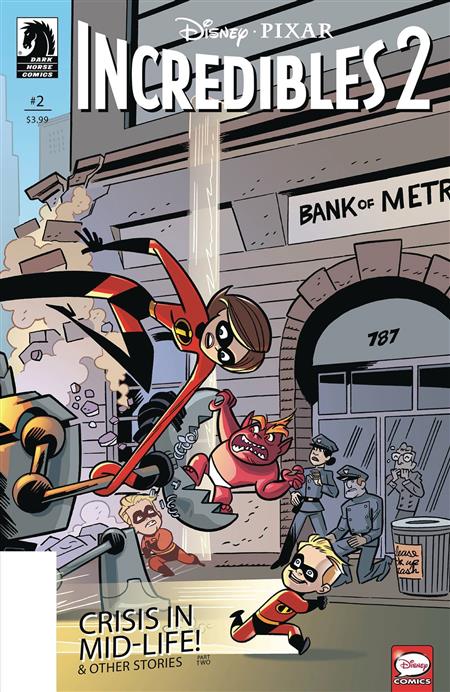 DISNEY PIXAR INCREDIBLES 2 #2 CRISIS MIDLIFE & OTHER STORIES