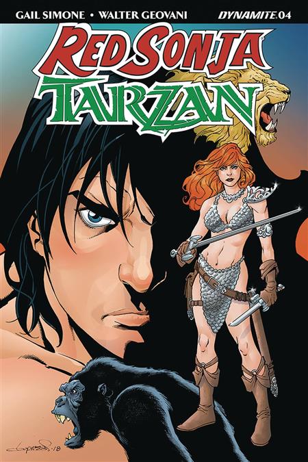 RED SONJA TARZAN #4 CVR A LOPRESTI