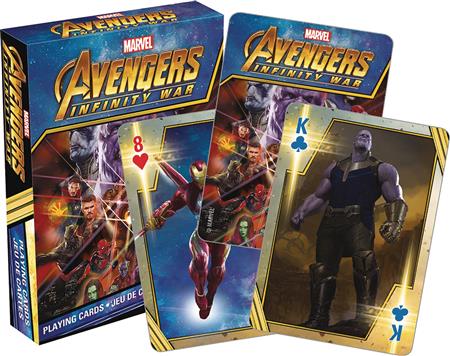 AVENGERS INFINITY WAR PLAYING CARDS (C: 1-1-0)
