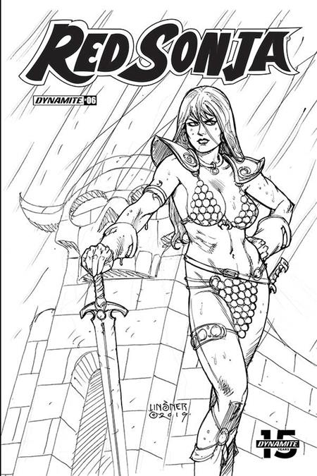 RED SONJA #7 30 COPY LINSNER B&W INCV (Net)