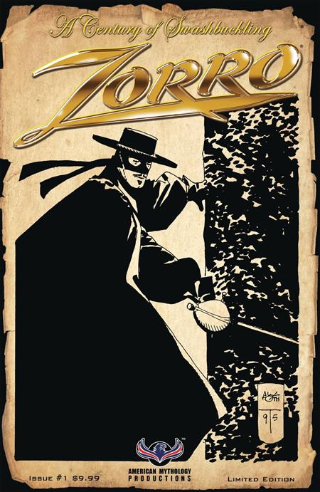 ZORRO CENTURY OF SWASHBUCKLING #1 CVR B LMTD ED TOTH