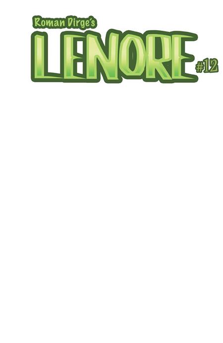 LENORE VOLUME III #1 CVR C BLANK