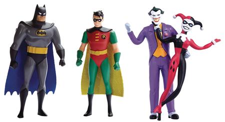 BATMAN ANIMATED SERIES 12PC BENDABLE FIGURE 2PK ASST