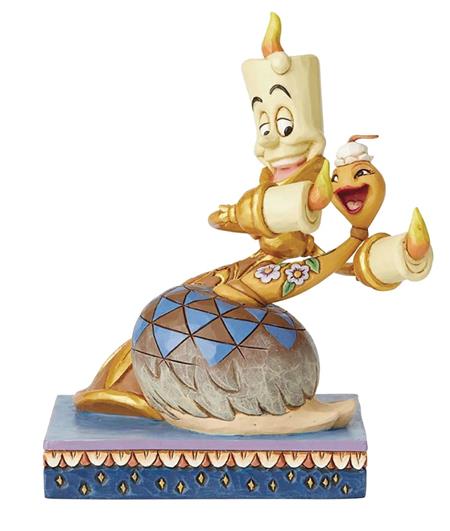 DISNEY TRADITIONS LUMIERE AND FEATHER DUSTER FIGURE (C: 1-1-