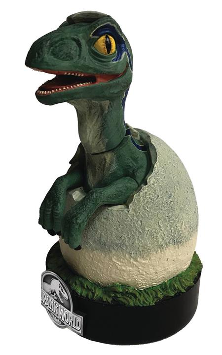 JURASSIC WORLD BLUE RAPTOR HATCHLING MOTION STATUE (C: 1-1-2