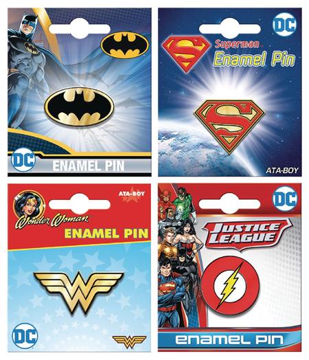 DC COMICS ENAMEL PIN 12CT ASST (C: 1-1-1)