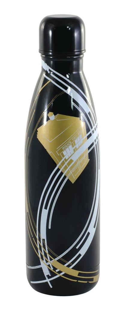 DOCTOR WHO TARDIS BLACK SWIRL TRAVEL BOTTLE