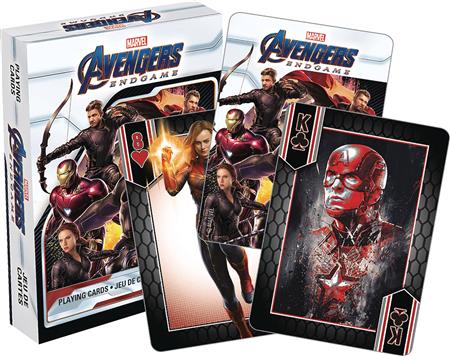 MARVEL AVENGERS ENDGAME MOVIE PLAYING CARDS (C: 1-1-2)