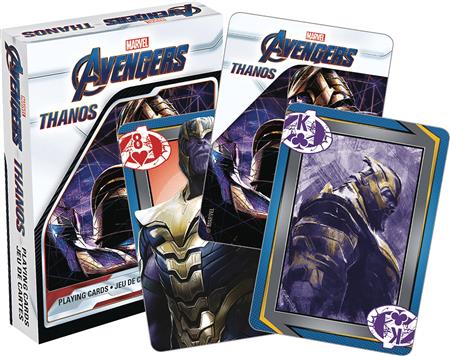 MARVEL AVENGERS ENDGAME THANOS PLAYING CARDS (C: 1-1-2)