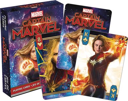 MARVEL CAPTAIN MARVEL MOVIE PLAYING CARDS (C: 1-1-2)