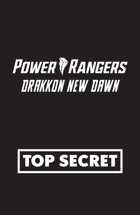 POWER RANGERS DRAKKON NEW DAWN #1 CVR A MAIN SECRET (C: 1-0-