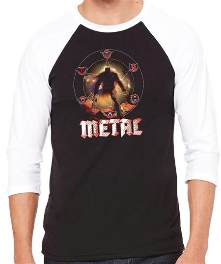 DARK NIGHTS METAL TOUR BASEBALL SHIRT LG (C: 1-1-2)