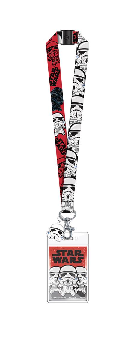 STAR WARS STORMTROOPER LANYARD W/SOFT TOUCH DANGLE (C: 1-1-2