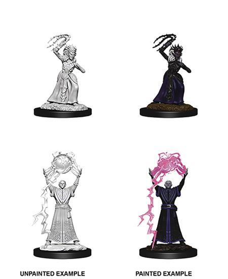 D&D NOLZARS MARVELOUS DROW MAGE & DROW PRIESTESS (C: 0-1-2)