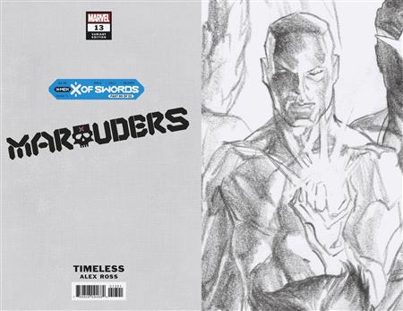 MARAUDERS #13 ALEX ROSS ICEMAN TIMELESS SKETCH VAR XOS