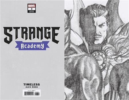 STRANGE ACADEMY #3 ALEX ROSS DOCTOR STRANGE TIMELESS SKETCH VAR