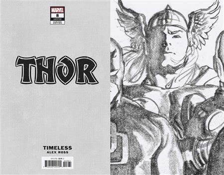 THOR #8 ALEX ROSS THOR TIMELESS SKETCH VAR