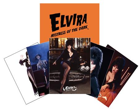 ELVIRA MINI TRADING CARD SET WITH ENVELOPE (C: 0-1-2)