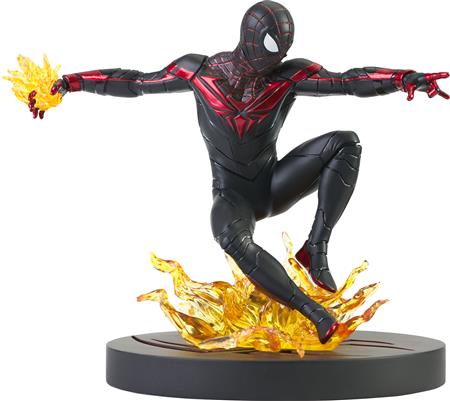 MARVEL GALLERY PS5 MILES MORALES PVC STATUE (C: 1-1-2)