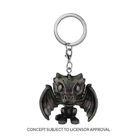 POCKET POP GAME OF THRONES DROGON IRON KEYCHAIN (C: 1-1-1)