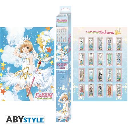 CARD CAPTOR SAKURA CLEAR CARD CHIBI BOXED 2PC POSTER SET (C: