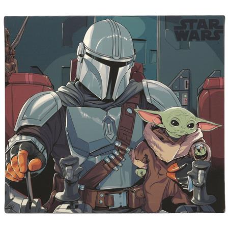 STAR WARS MANDALORIAN AND GROGU CANVAS WALL ART (C: 1-1-2)