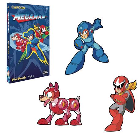 MEGA MAN V1 PIN BOOK SET (C: 1-1-2)