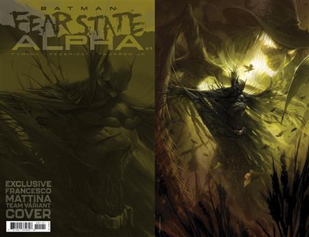 BATMAN FEAR STATE ALPHA #1 (ONE SHOT) TEAM CVR FRANCESCO MATTINA FOIL CARD STOCK VAR (NET) (250 COPY MIN ORDER)