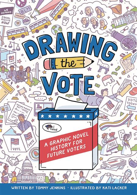 DRAWING THE VOTE ILLUS GUIDE VOTING IN AMERICA GN (C: 0-1-1)