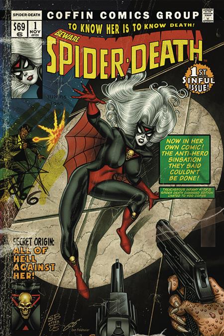 LADY DEATH TREACHEROUS INFAMY #1 (OF 2) SPIDER DEATH DAMAGED