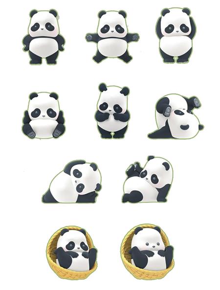 52 TOYS PANDA ROLL DAILY LIFE SERIES2 8PC BMB DS (C: 1-1-2)